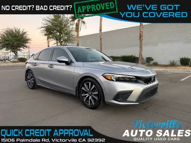 SILVER, 2022 HONDA CIVIC Image 