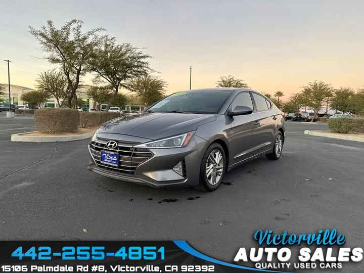 MACHINE GRAY, 2019 HYUNDAI ELANTRA Image 3