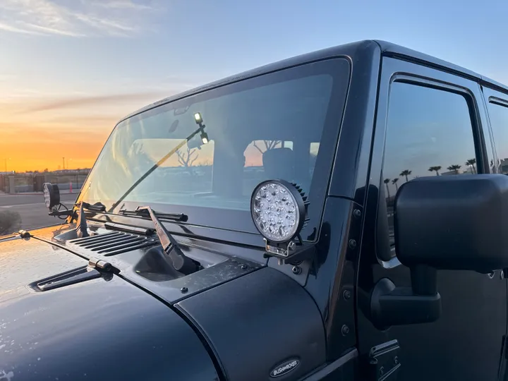 BLACK, 2011 JEEP WRANGLER Image 8