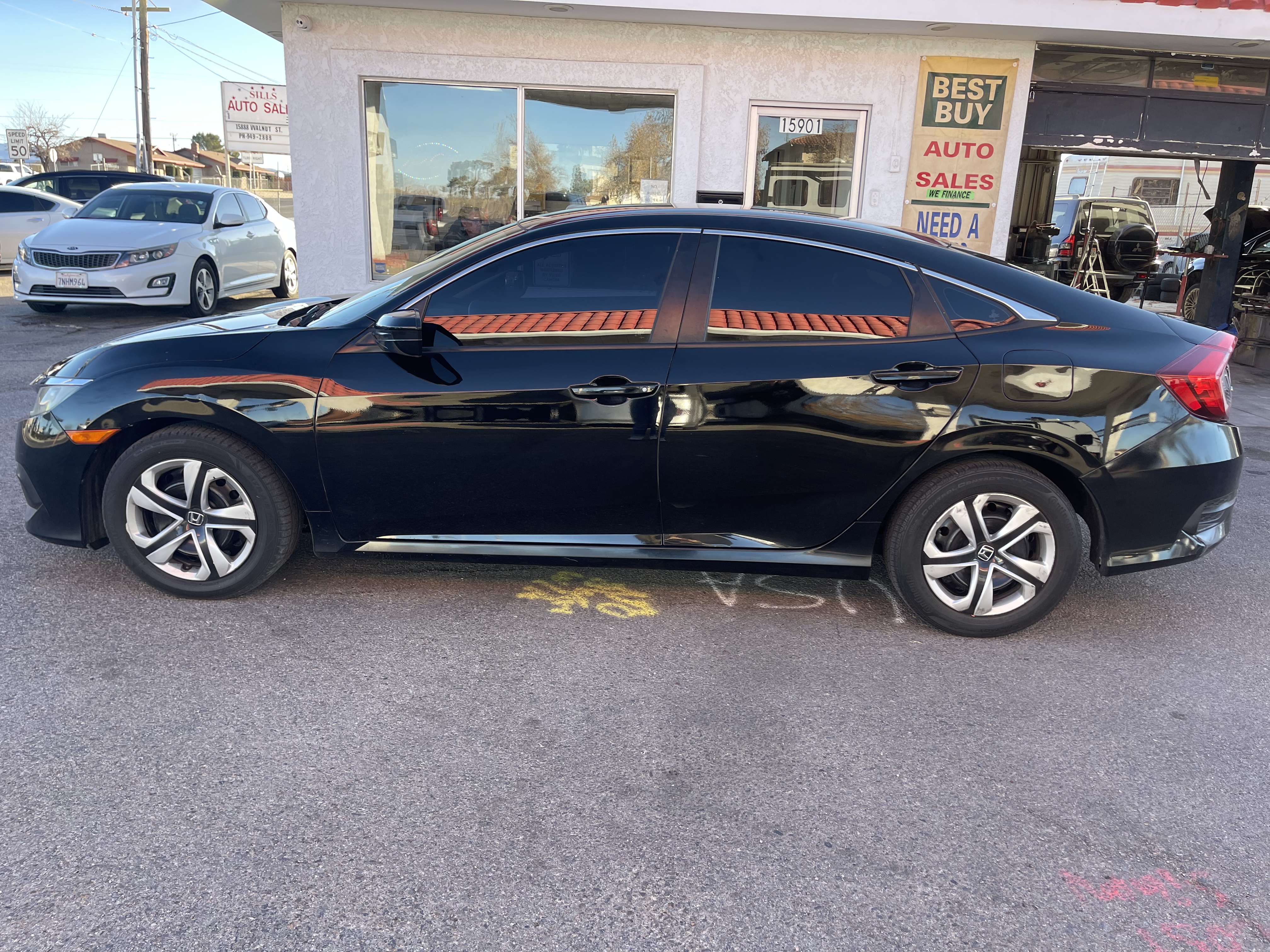 BLACK, 2016 HONDA CIVIC Thumnail Image 4