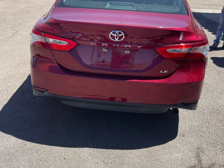 RED, 2020 TOYOTA CAMRY Image 5