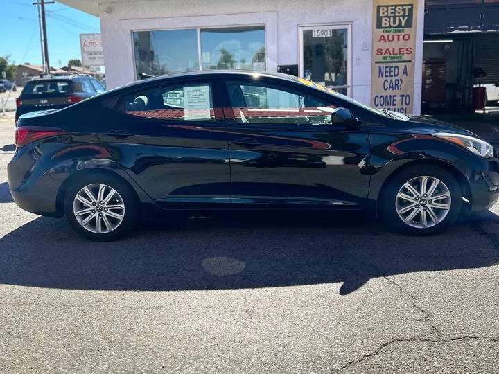 BLACK, 2014 HYUNDAI ELANTRA Image 10