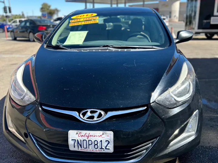 BLACK, 2014 HYUNDAI ELANTRA Image 1