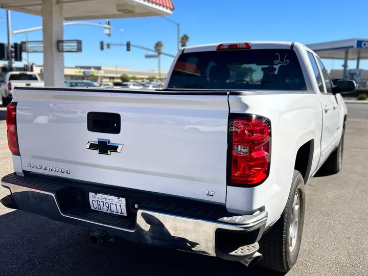 WHITE, 2018 CHEVROLET SILVERADO 1500 DOUBLE CAB Image 6