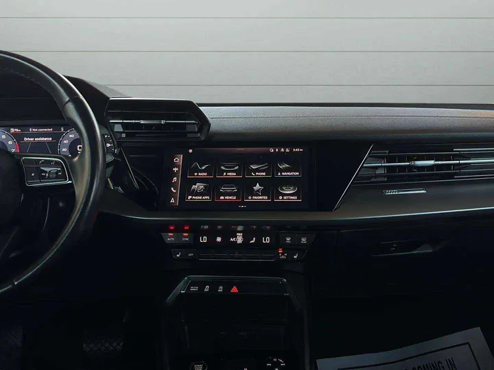 BLACK, 2022 AUDI A3 Image 10