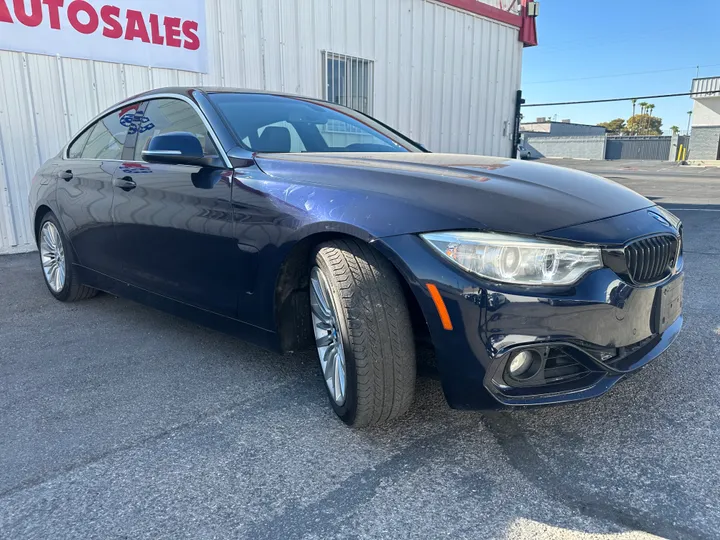 BLUE, 2016 BMW 4 SERIES Image 3