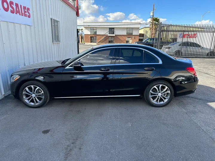 BLACK, 2016 MERCEDES-BENZ C-CLASS Image 8