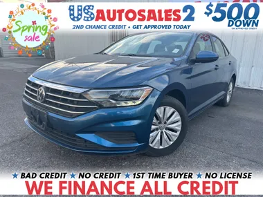 BLUE, 2019 VOLKSWAGEN JETTA Image 4