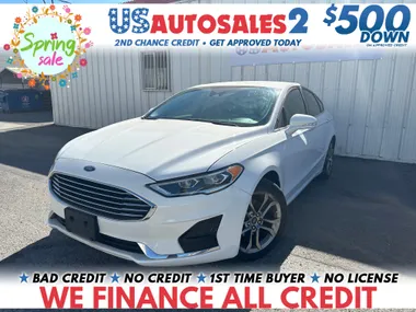 WHITE, 2020 FORD FUSION Image 16