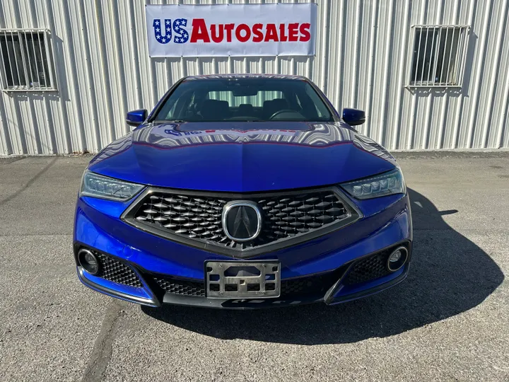 BLUE, 2019 ACURA TLX Image 2