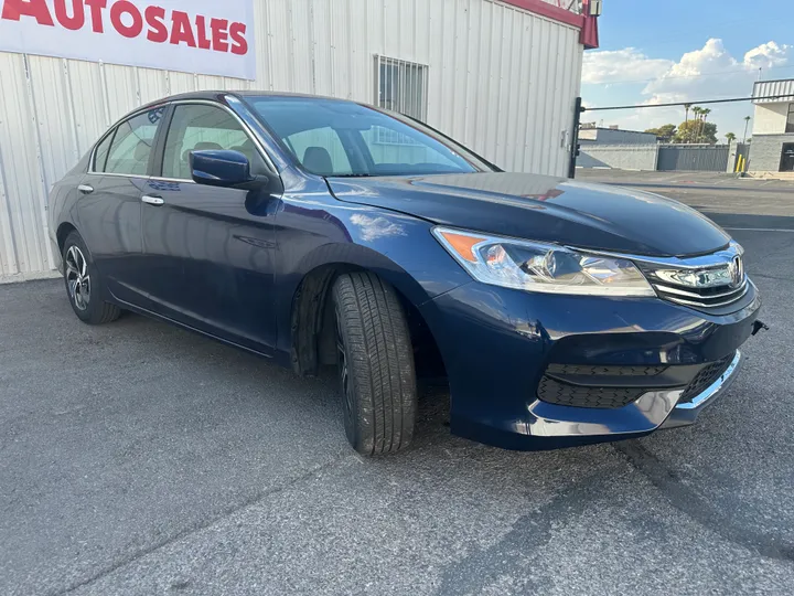 BLUE, 2017 HONDA ACCORD Image 3