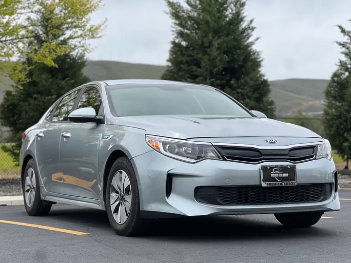 SILVER, 2017 KIA OPTIMA HYBRID Image 3