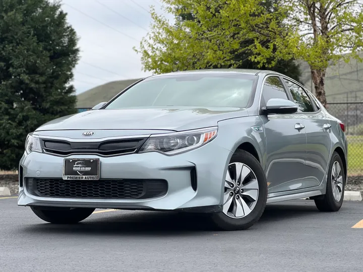 SILVER, 2017 KIA OPTIMA HYBRID Image 7