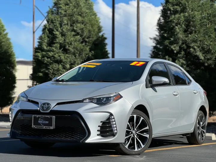 SILVER, 2017 TOYOTA COROLLA Image 8