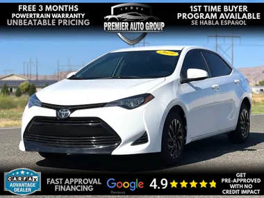 WHITE, 2019 TOYOTA COROLLA Image 