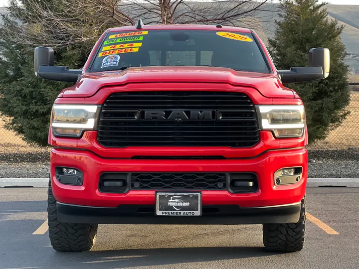 RED, 2020 RAM 3500 CREW CAB Image 3