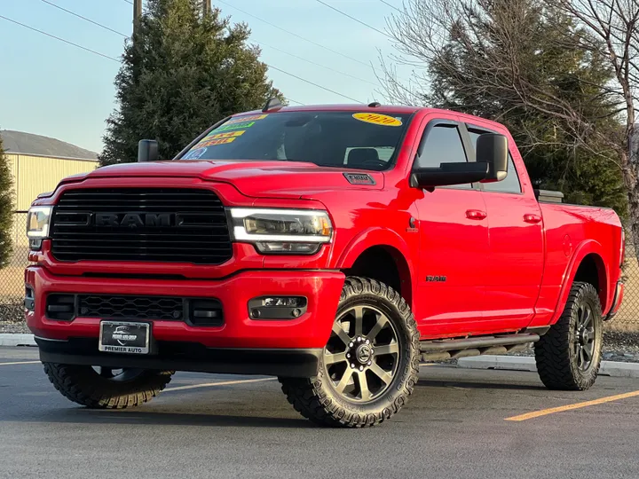 RED, 2020 RAM 3500 CREW CAB Image 8