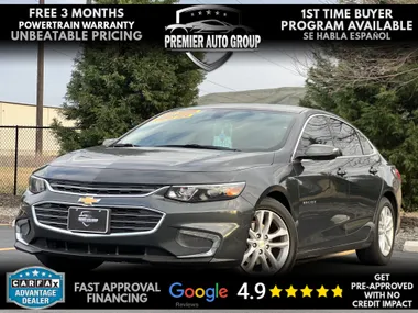 GRAY, 2017 CHEVROLET MALIBU Image 18