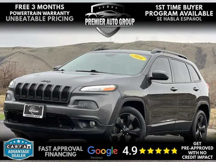 GRAY, 2016 JEEP CHEROKEE Image 1