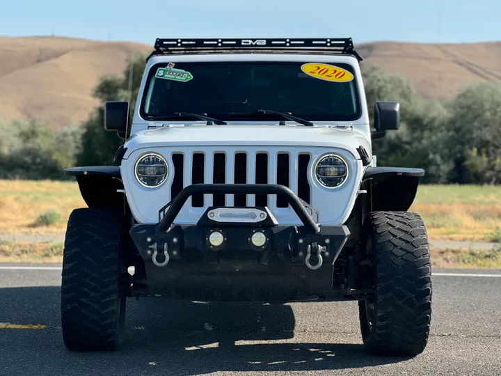 WHITE, 2020 JEEP WRANGLER UNLIMITED Image 2