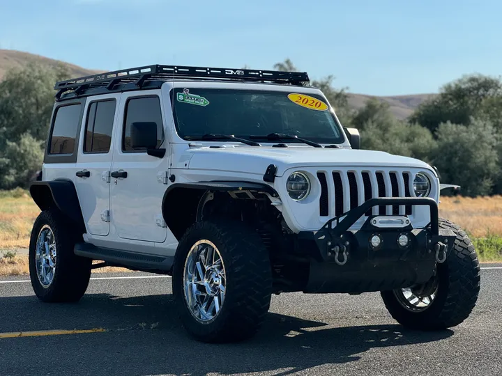 WHITE, 2020 JEEP WRANGLER UNLIMITED Image 3