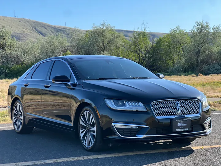 BLACK, 2017 LINCOLN MKZ Image 4