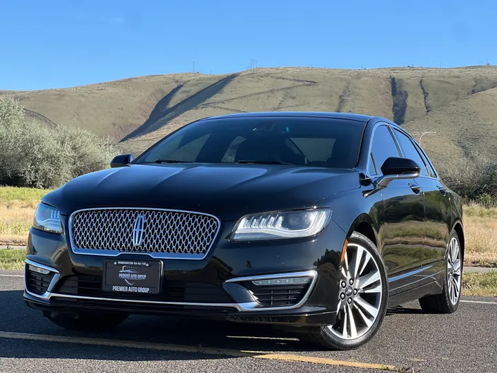 BLACK, 2017 LINCOLN MKZ Image 9