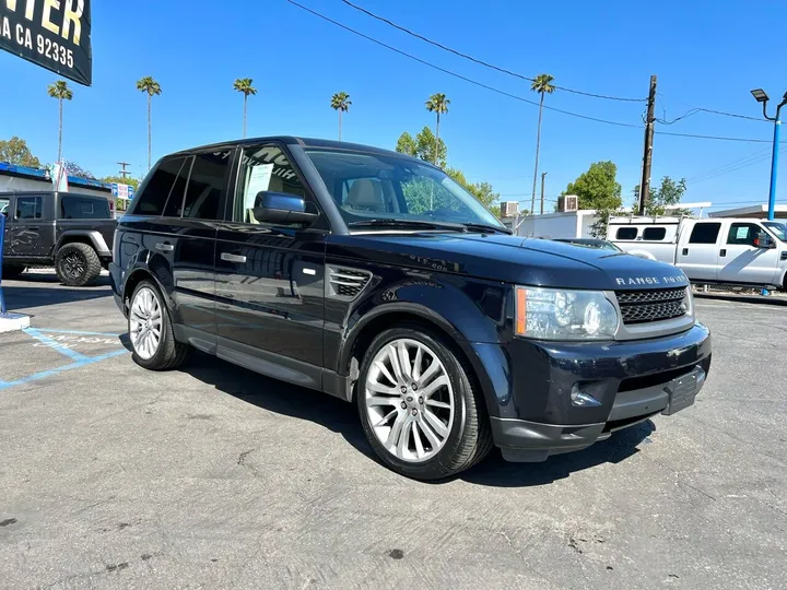 Blue, 2010 Land Rover Range Rover Sport Image 3