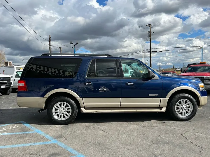 Blue, 2007 Ford Expedition EL Image 4