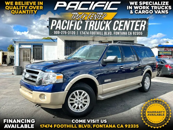 Blue, 2007 Ford Expedition EL Image 1