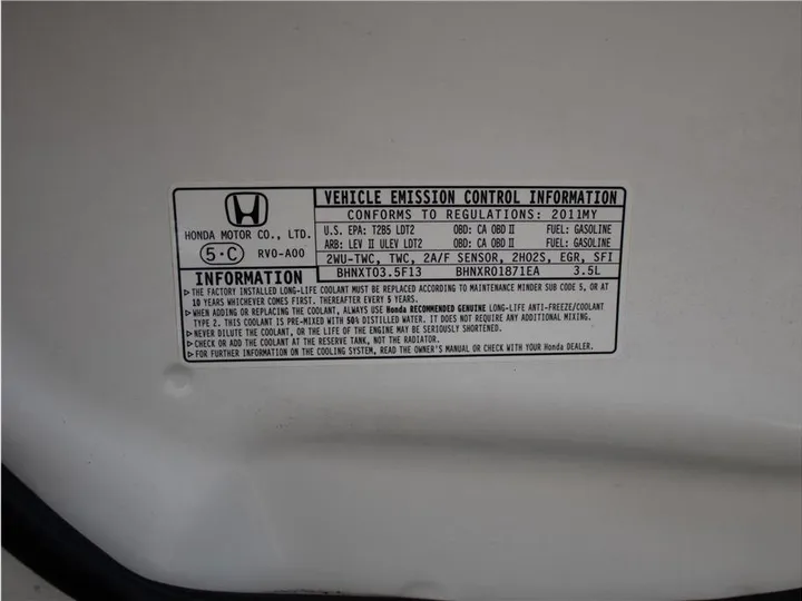 WHITE, 2011 HONDA ODYSSEY Image 23