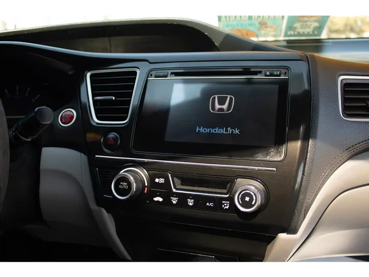 BLUE, 2015 HONDA CIVIC Image 15