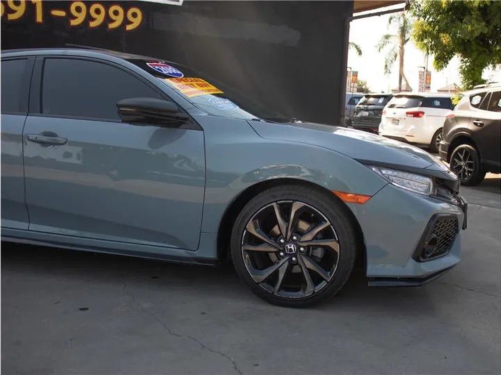 GRAY, 2018 HONDA CIVIC Image 7