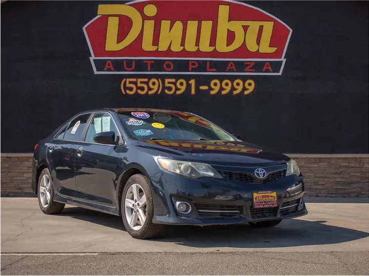 DARK BLUE, 2013 TOYOTA CAMRY Image 5