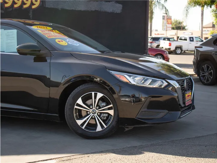 BLACK, 2021 NISSAN SENTRA Image 5