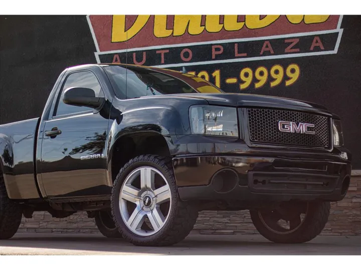 BLACK, 2009 GMC SIERRA 1500 REGULAR CAB Image 5