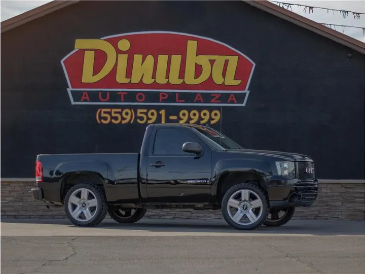 BLACK, 2009 GMC SIERRA 1500 REGULAR CAB Image 4