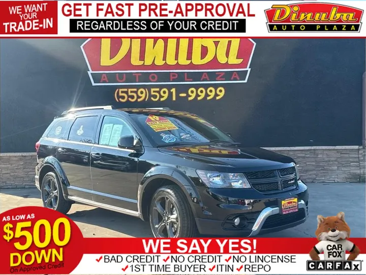 BLACK, 2019 DODGE JOURNEY Image 1