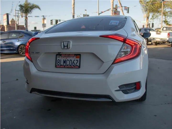 WHITE, 2019 HONDA CIVIC Image 6