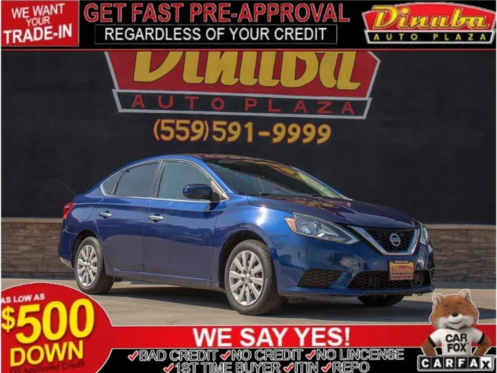 BLUE, 2019 NISSAN SENTRA Image 18