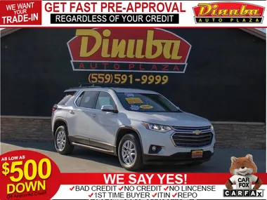 WHITE, 2019 CHEVROLET TRAVERSE Image 