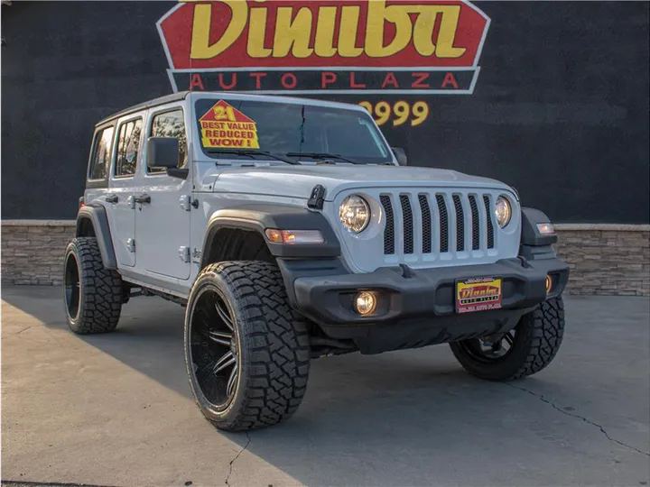 WHITE, 2021 JEEP WRANGLER UNLIMITED Image 8