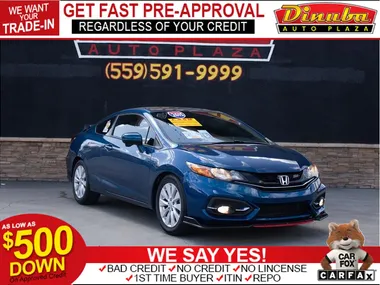 BLUE, 2015 HONDA CIVIC Image 12