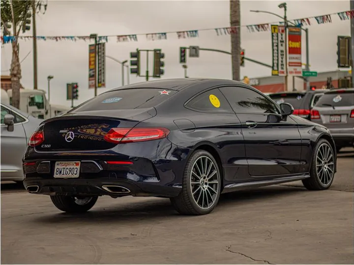 BLUE, 2018 MERCEDES-BENZ C-CLASS Image 2