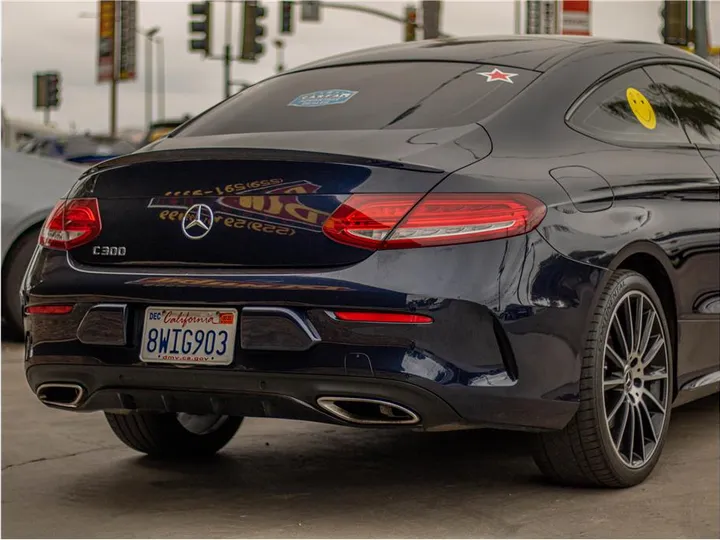 BLUE, 2018 MERCEDES-BENZ C-CLASS Image 10