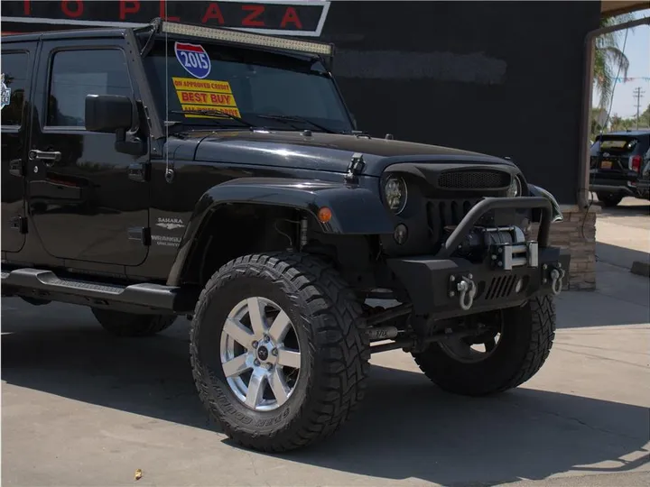 BLACK, 2015 JEEP WRANGLER Image 5