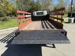 BLACK, 2001 GMC W3500 FLAT BED TRUCK Thumnail Image 11