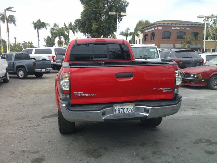 RED, 2007 TOYOTA TACOMA ACCESS CAB Image 6