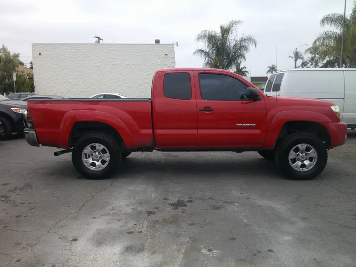 RED, 2007 TOYOTA TACOMA ACCESS CAB Image 8