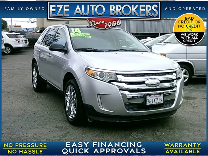 GREY, 2014 FORD EDGE Image 1